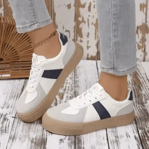 2025 Autumn New Women’s Canvas Shoes – Thick Sole Durable Rubber Fashionable Casual Shoes with Soft Sole