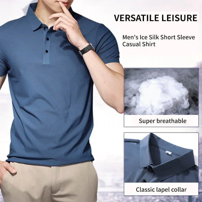 🌞2025 Summer Pre-Sale-SAVE 55%❄️Men's Cool Quick Dry Polo Shirt👕