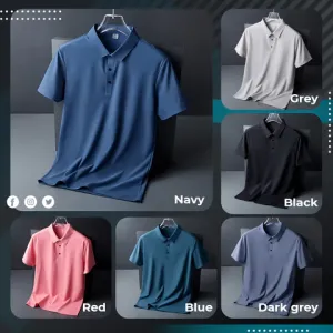 🌞2025 Summer Pre-Sale-SAVE 55%❄️Men's Cool Quick Dry Polo Shirt👕