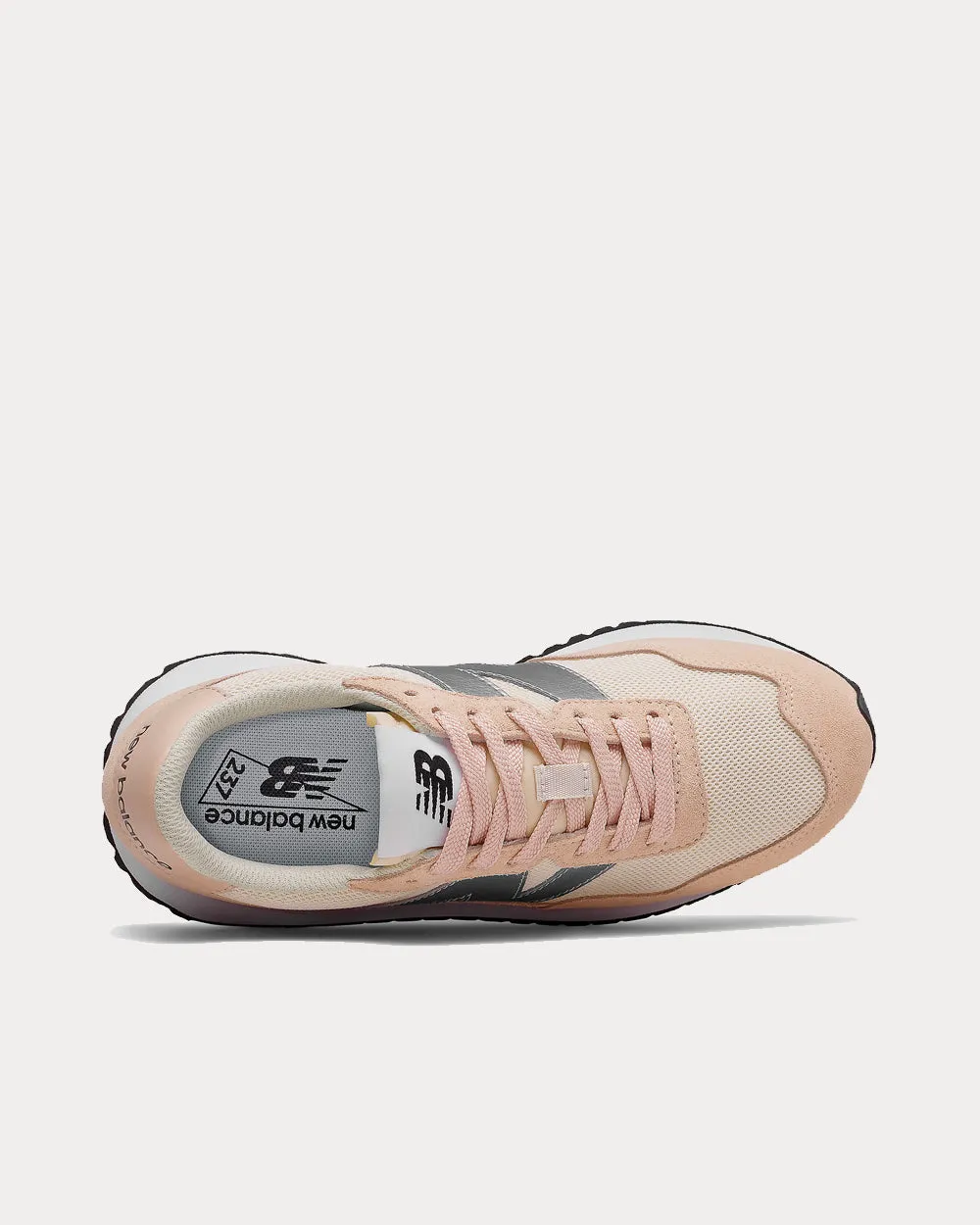 237 Rose Water with Silver Metallic Low Top Sneakers