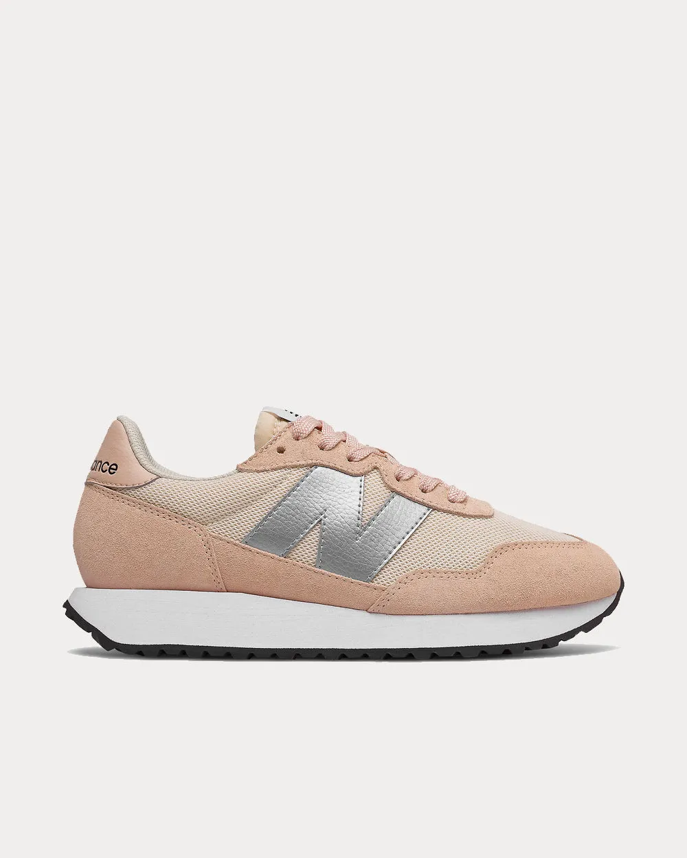 237 Rose Water with Silver Metallic Low Top Sneakers