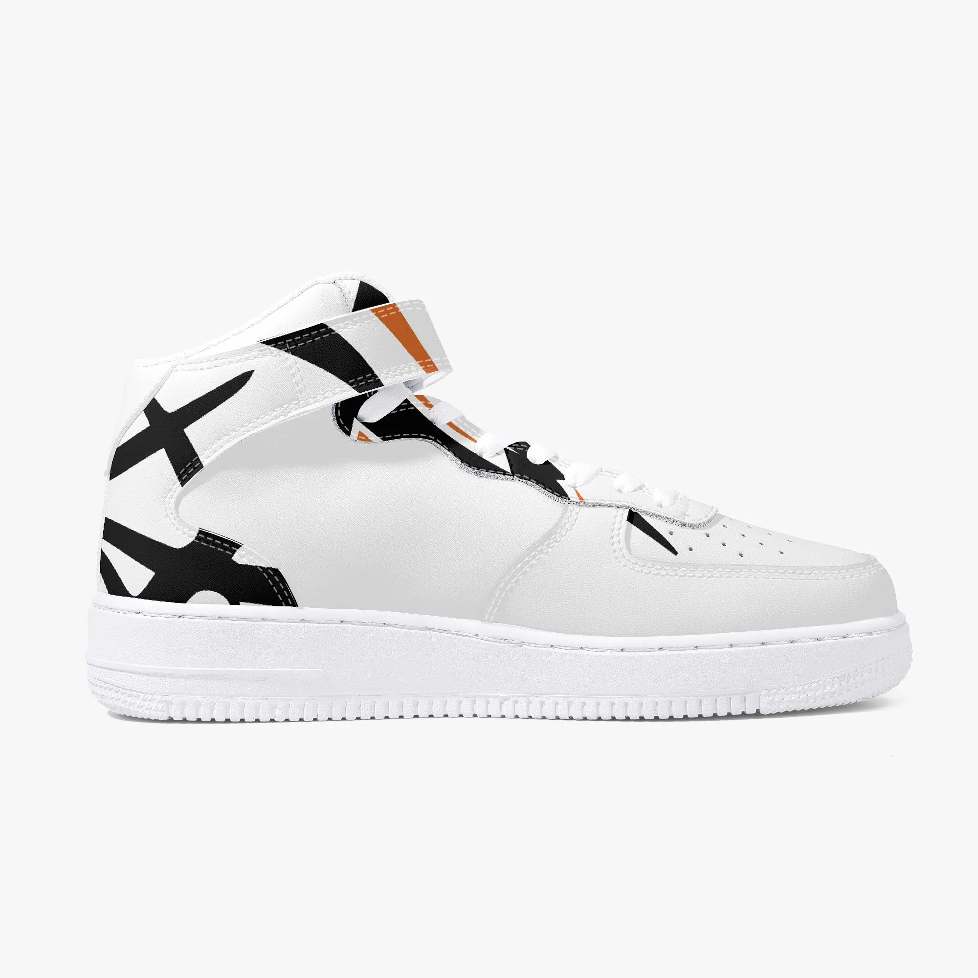 284. New High-Top Leather Sports Sneakers