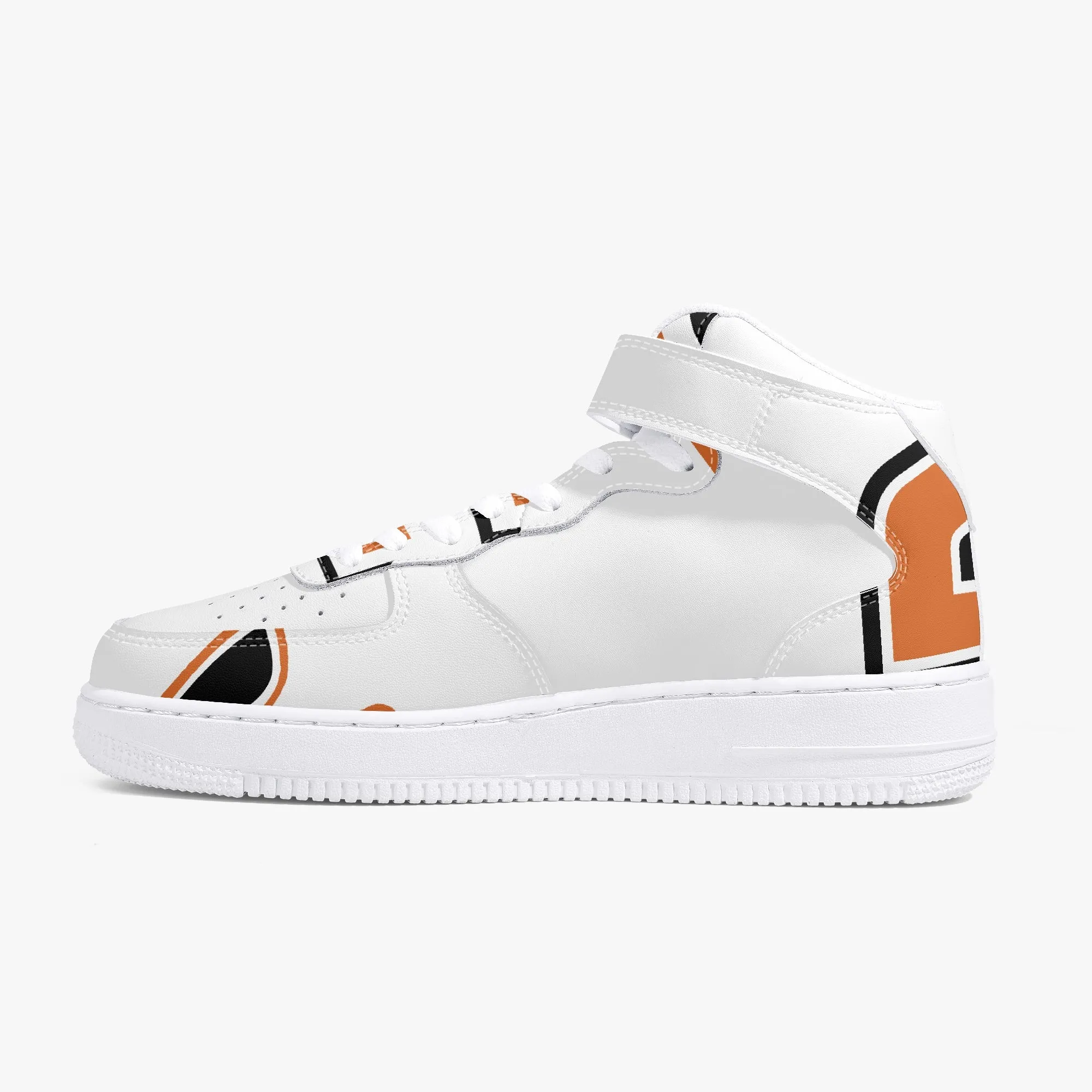 284. New High-Top Leather Sports Sneakers