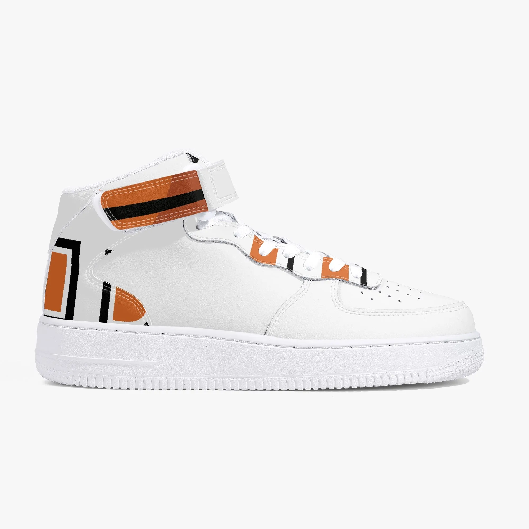 284. New High-Top Leather Sports Sneakers