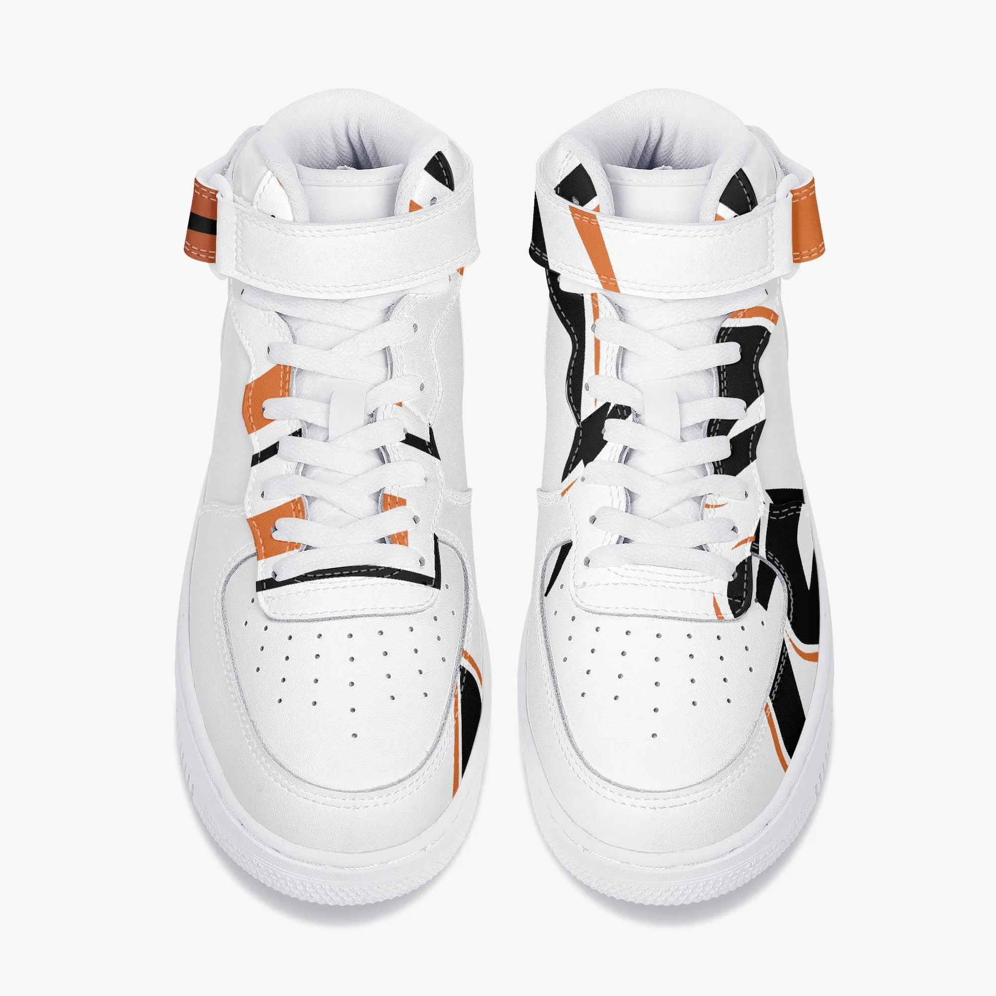 284. New High-Top Leather Sports Sneakers