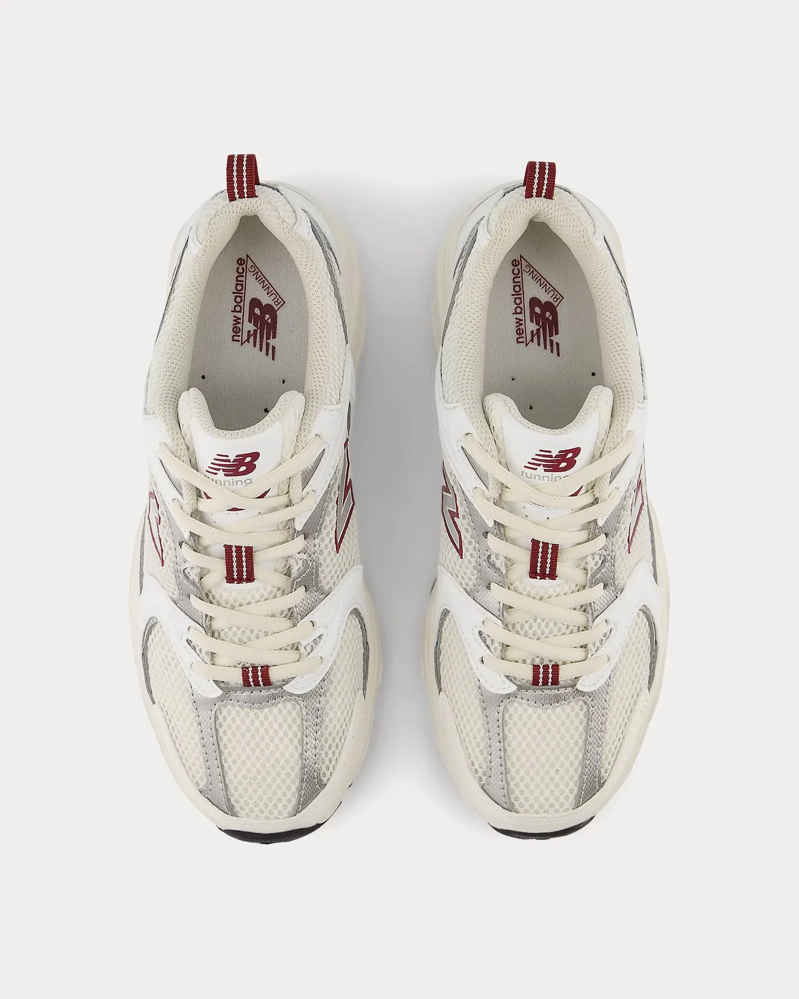 530 Sea Salt / White / Mercury Red Low Top Sneakers