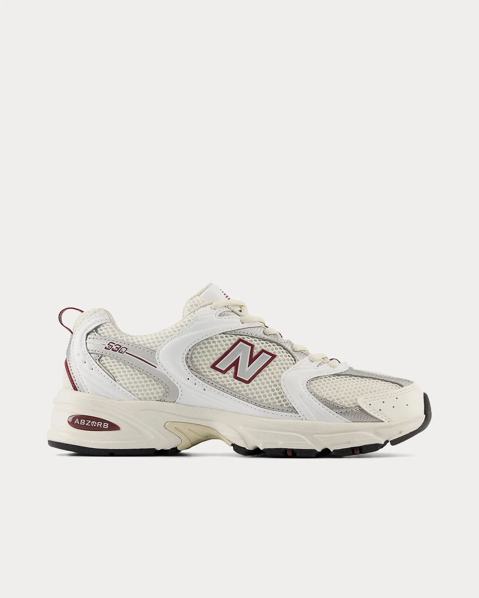 530 Sea Salt / White / Mercury Red Low Top Sneakers