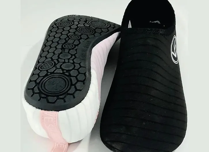 Adult 'The Classic' Black Recyclable Water Shoe with Black Sole