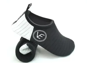 Adult 'The Classic' Black Recyclable Water Shoe with Black Sole