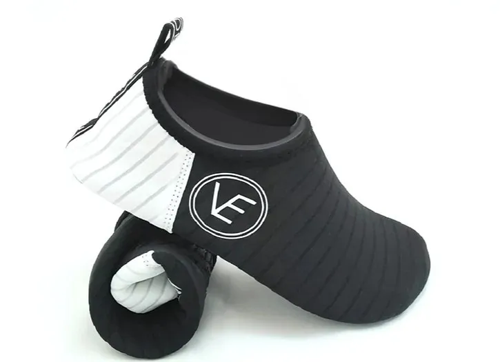 Adult 'The Classic' Black Recyclable Water Shoe with Black Sole