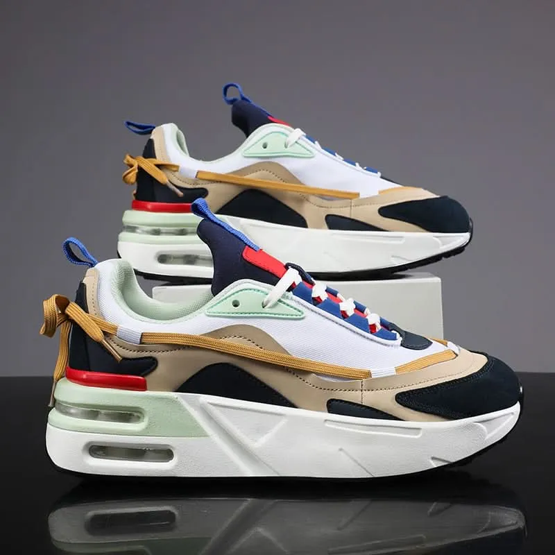 Air Cushion Shoes | Thick Platform Men's Athletic Sneakers