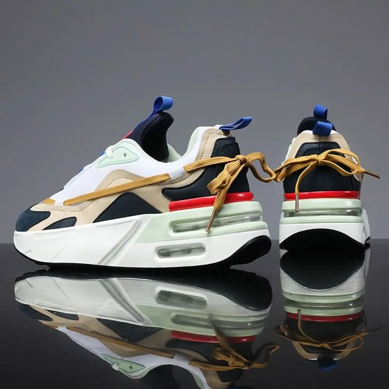 Air Cushion Shoes | Thick Platform Men's Athletic Sneakers