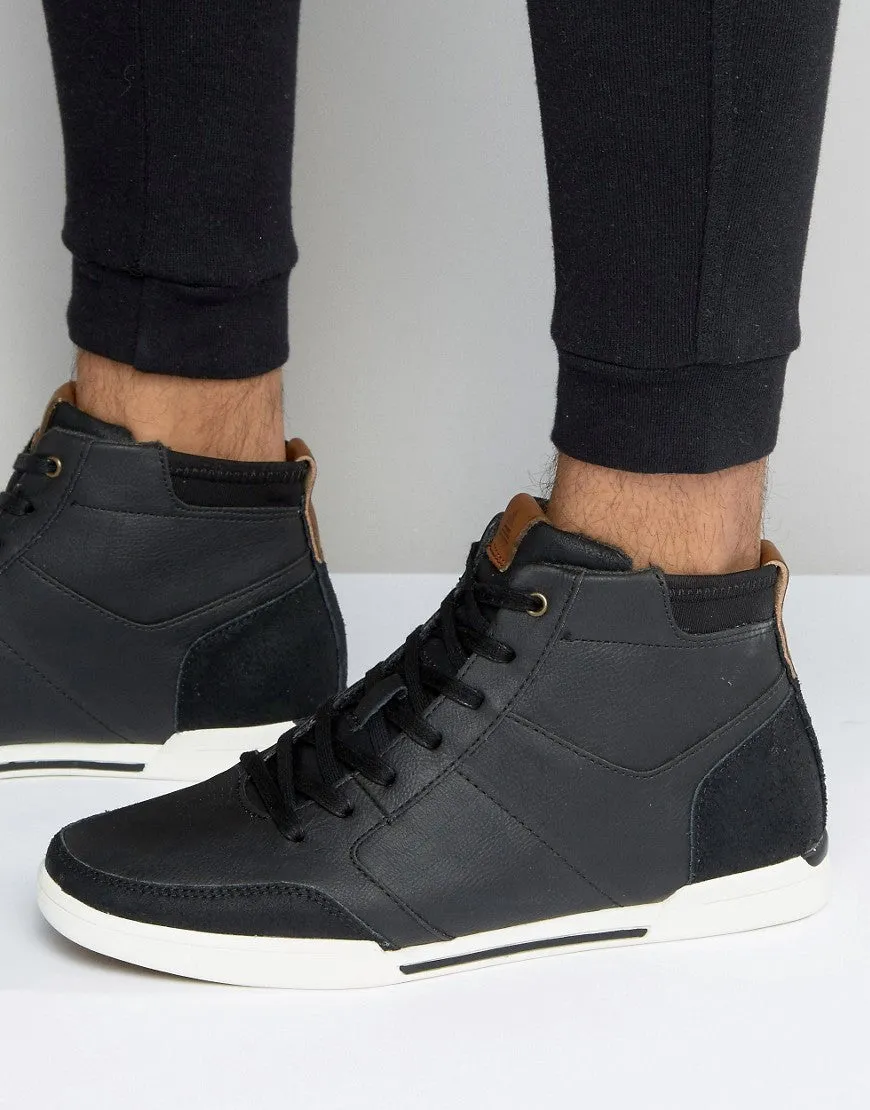 Aldo Bonica Hi Top Sneakers In Black