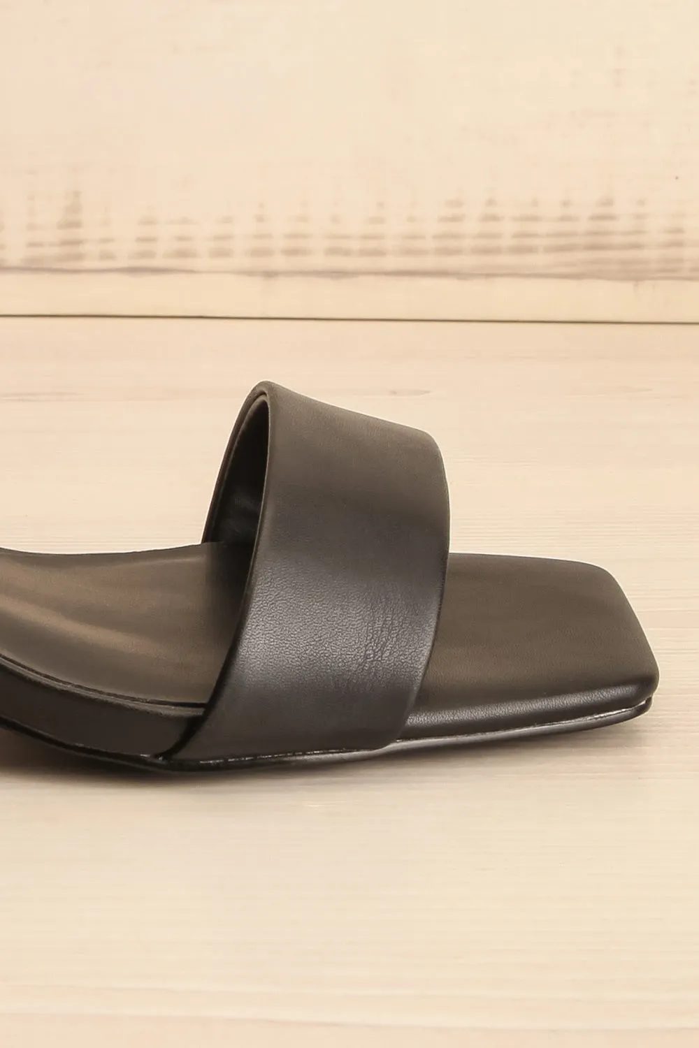 Aylmer | Black Strappy Heeled Sandals