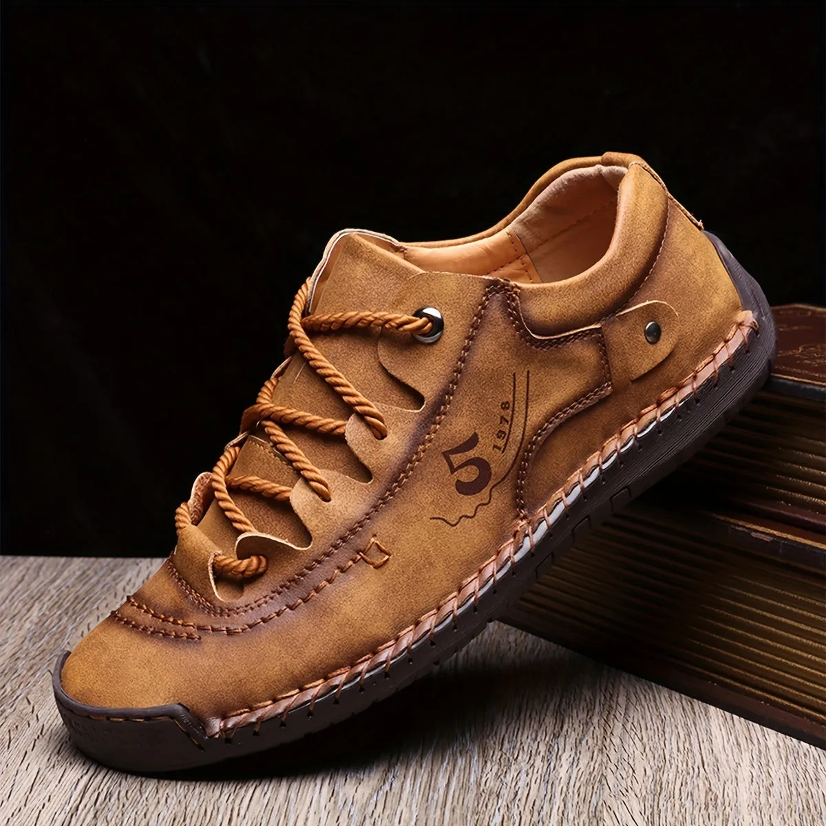 BACKWOODS | Men's Handmade Comfortable Flats Shoes