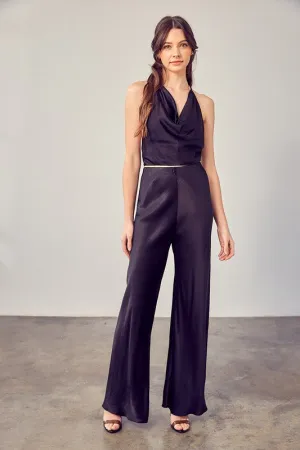 Black Satin Dress Pants