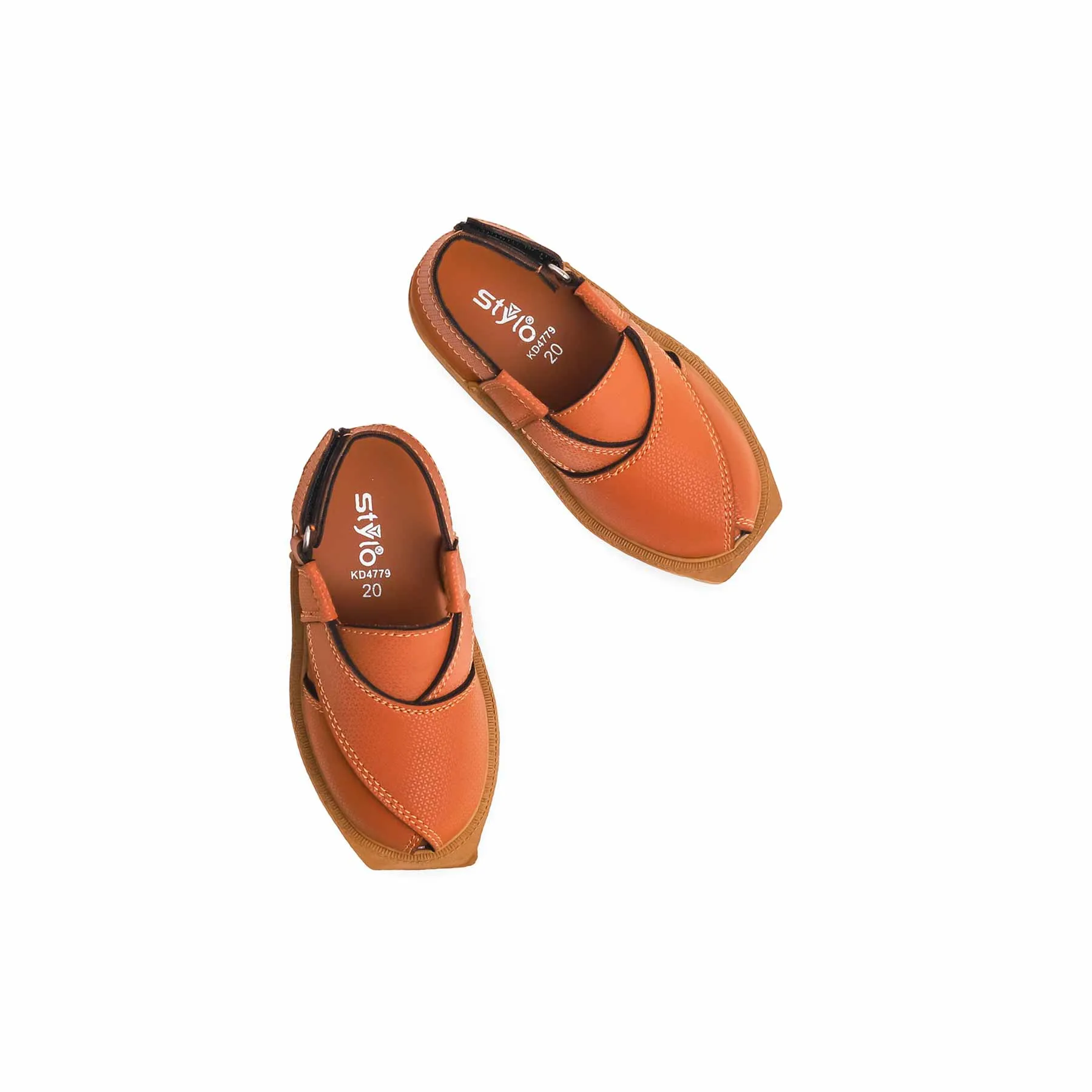 Boys Mustard Peshawari Chappal KD4779