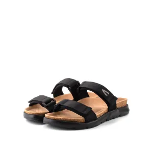 camel active Women Trinity Slip-On Sandals -792301-CV01SV-1-BLACK