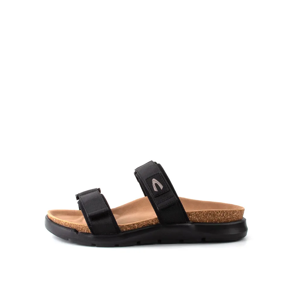camel active Women Trinity Slip-On Sandals -792301-CV01SV-1-BLACK