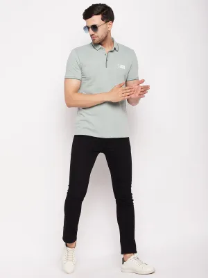 Camla Solid Black Skinny Fit Jeans
