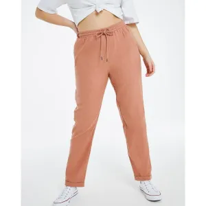 Capsule Baked Peach Tapered Jogger Trousers