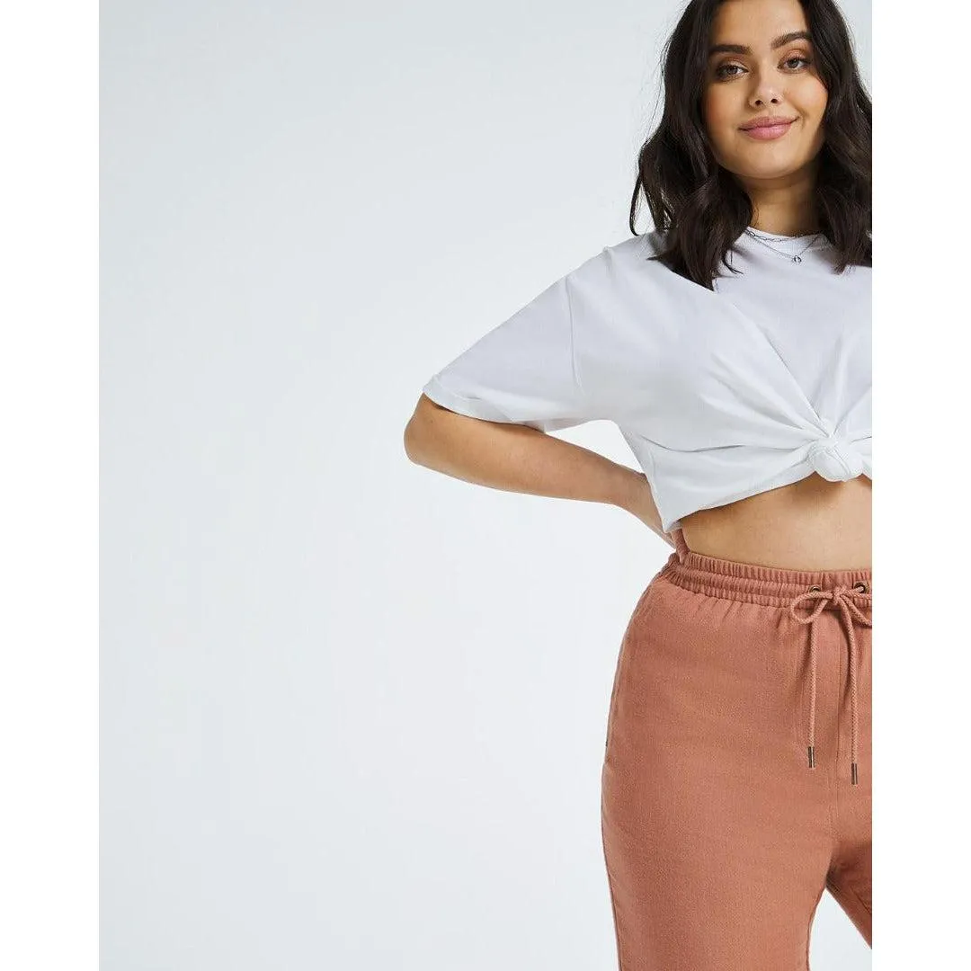 Capsule Baked Peach Tapered Jogger Trousers