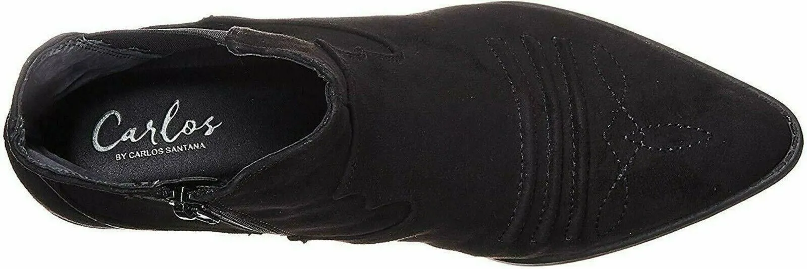 Carlos by Carlos Santana Womens Montana Western Boot Black Shoes Size US 8.5 M