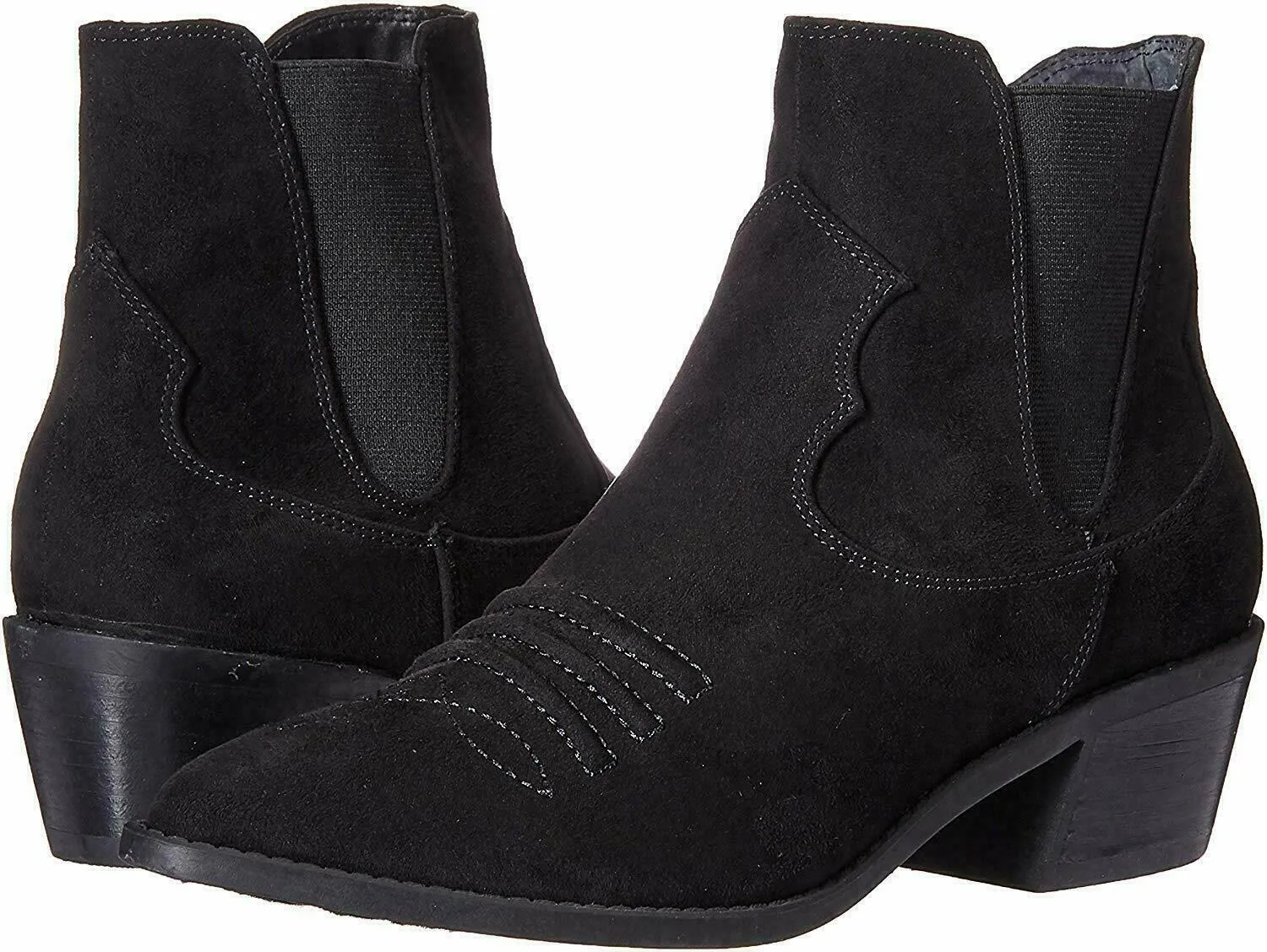 Carlos by Carlos Santana Womens Montana Western Boot Black Shoes Size US 8.5 M