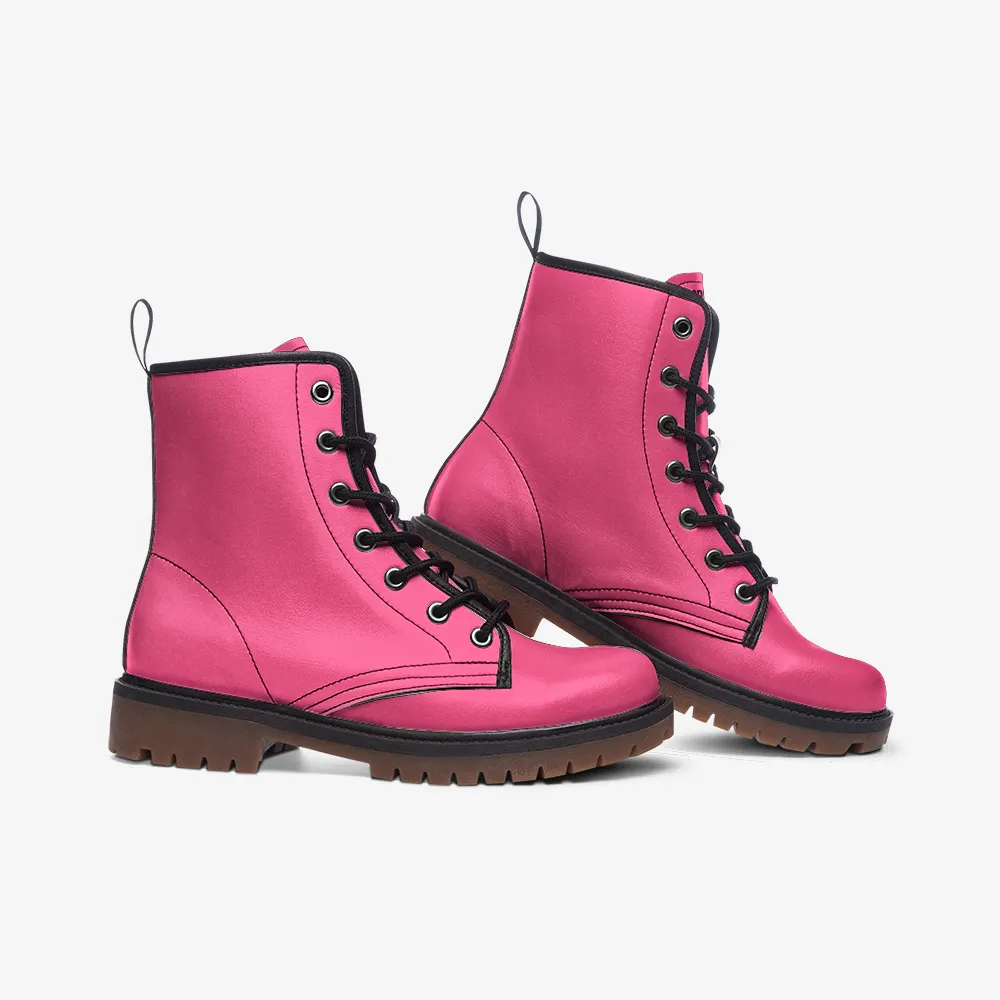 Casual Leather Lightweight boots MT - Pink