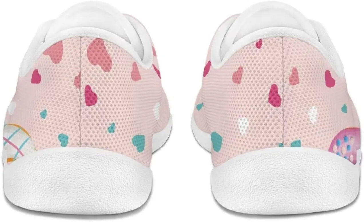 chaqlin Womens Fitness Shoes Non Slip Cat Pattern Low Top Athletic Sneaker Casual Flat Walking Running Tennis Shoe