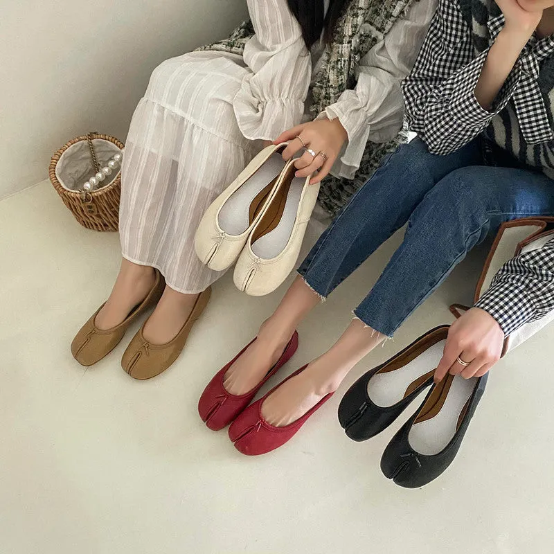 Collins Split Toe Ballet Flats