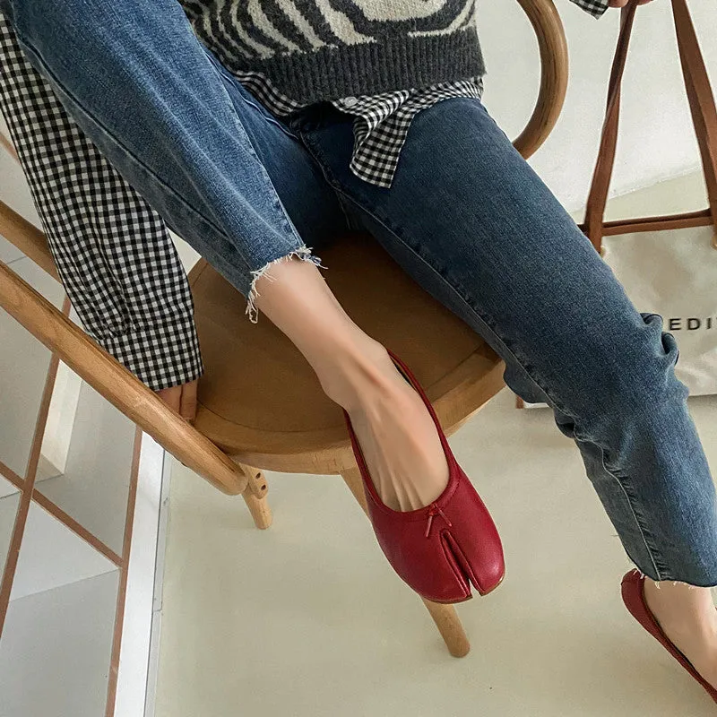 Collins Split Toe Ballet Flats
