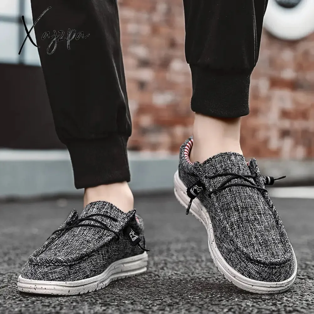 Comfy Trendy Slip-On Loafers - Breathable, Non-Slip, Casual Sneakers for Men's Outdoor Activities with Soft Insoles and Easy Slip-On Design
