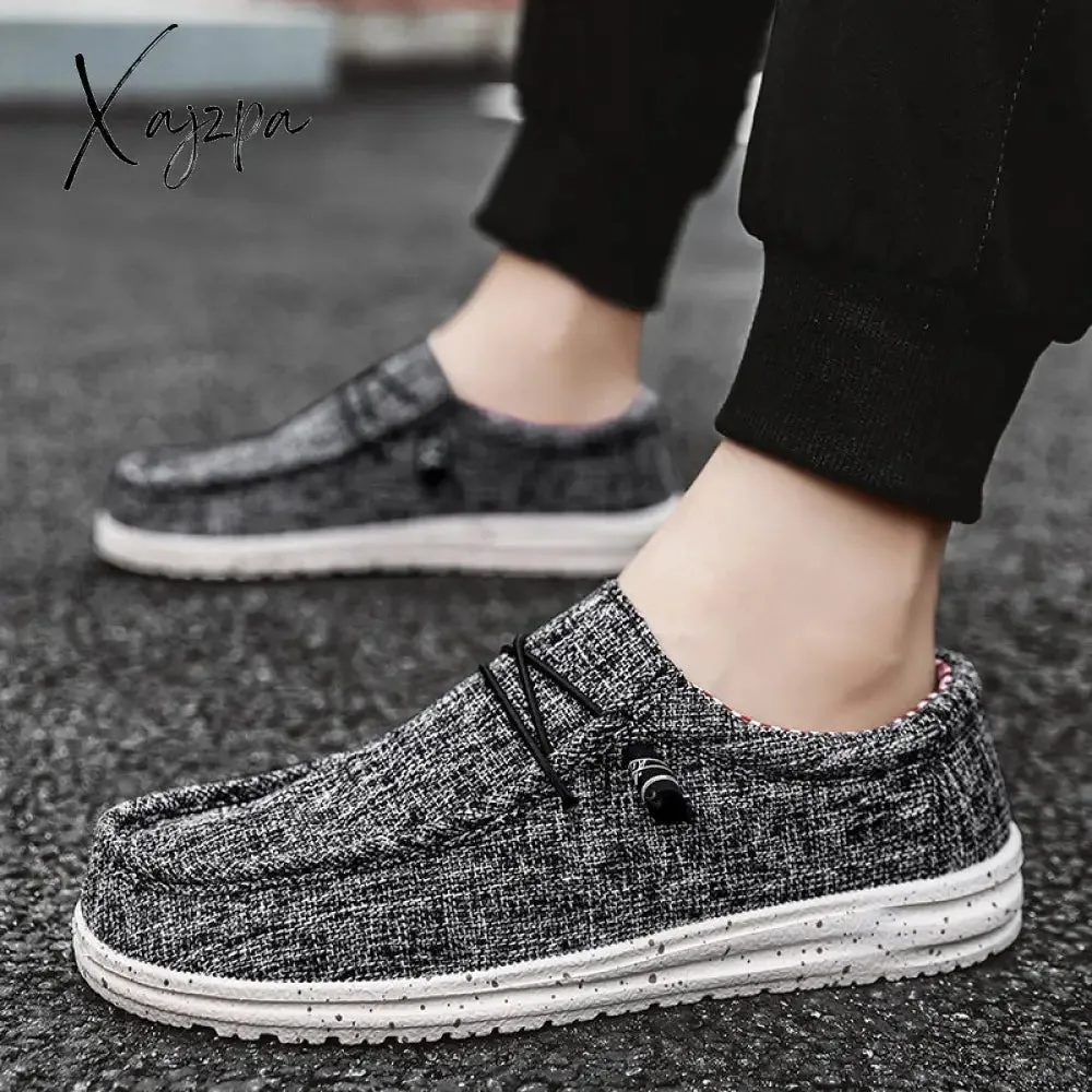 Comfy Trendy Slip-On Loafers - Breathable, Non-Slip, Casual Sneakers for Men's Outdoor Activities with Soft Insoles and Easy Slip-On Design