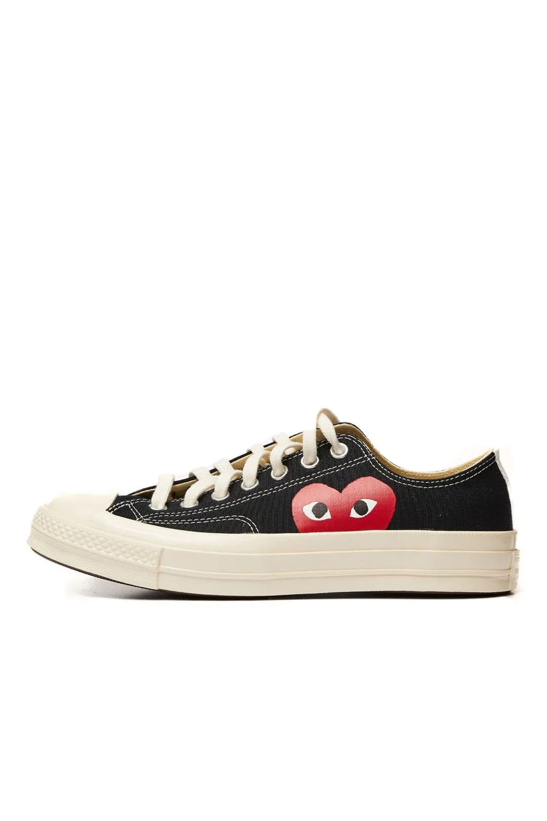 Comme Des Garçons X Converse Play Chuck Taylor Low Top Black Sneakers