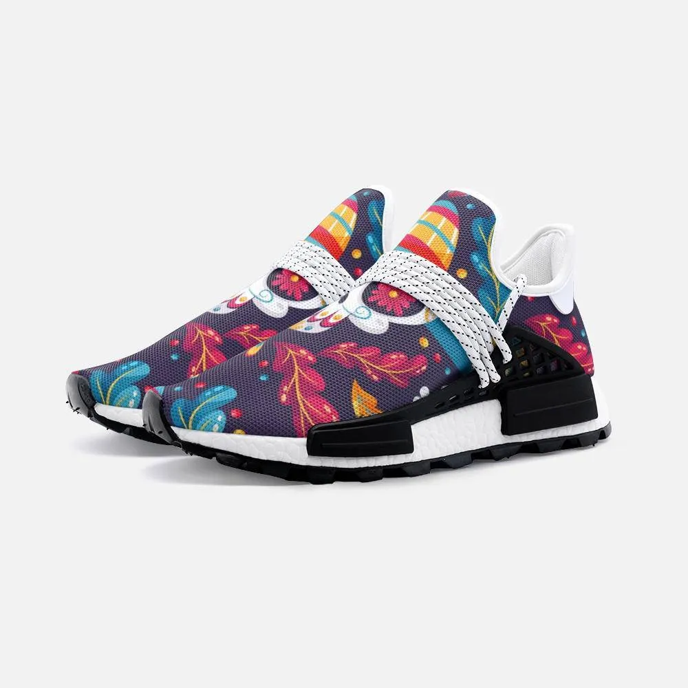Day of the dead floral Unisex Lightweight Custom shoes