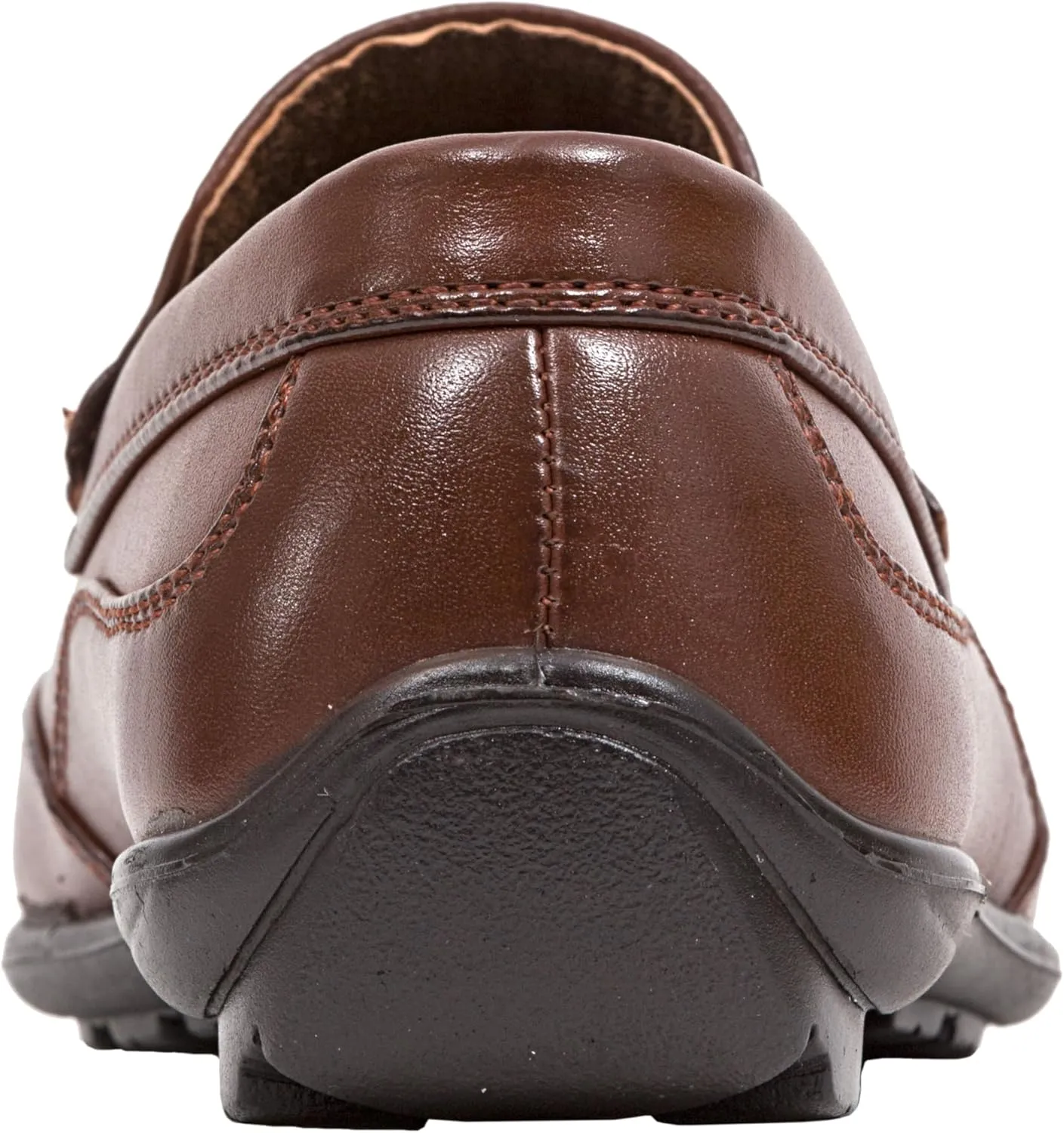 Deer Stags Boy's Booster Driving Moc Slip-On Loafer Flats Dress Shoes