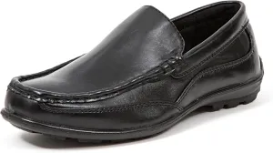 Deer Stags Boy's Booster Driving Moc Slip-On Loafer Flats Dress Shoes