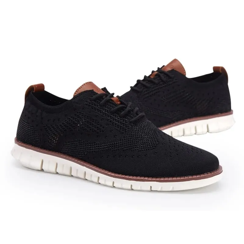 Fashion hollow breathable knitted mesh Flats Shoes