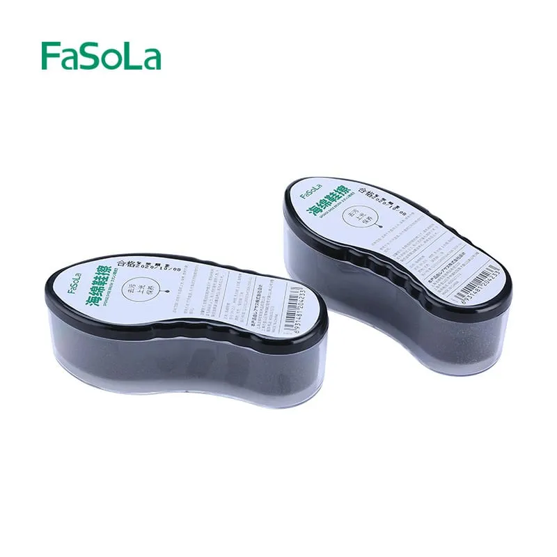 FaSoLa Portable Sponge Shoe Brush - 4.5*13cm