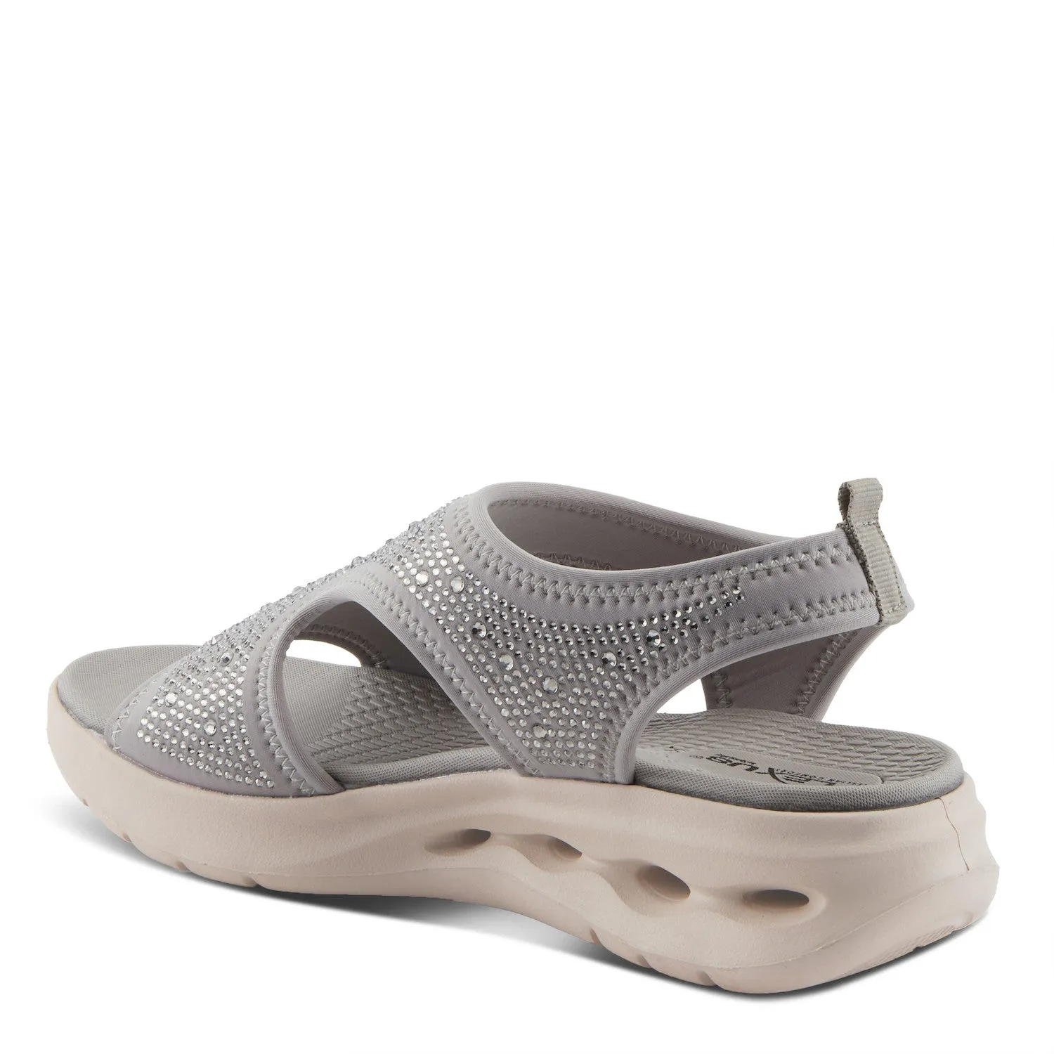 Flexus by Spring Step Women's Gosselin Open Toe Sandal - Grey