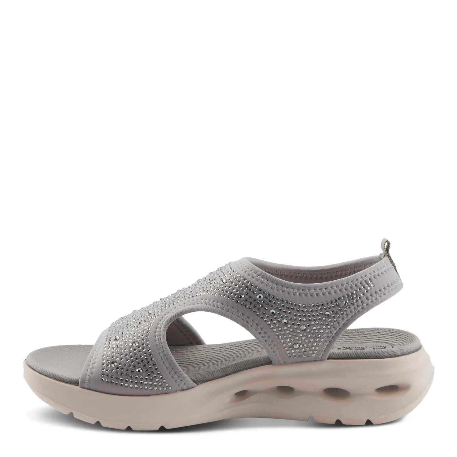 Flexus by Spring Step Women's Gosselin Open Toe Sandal - Grey