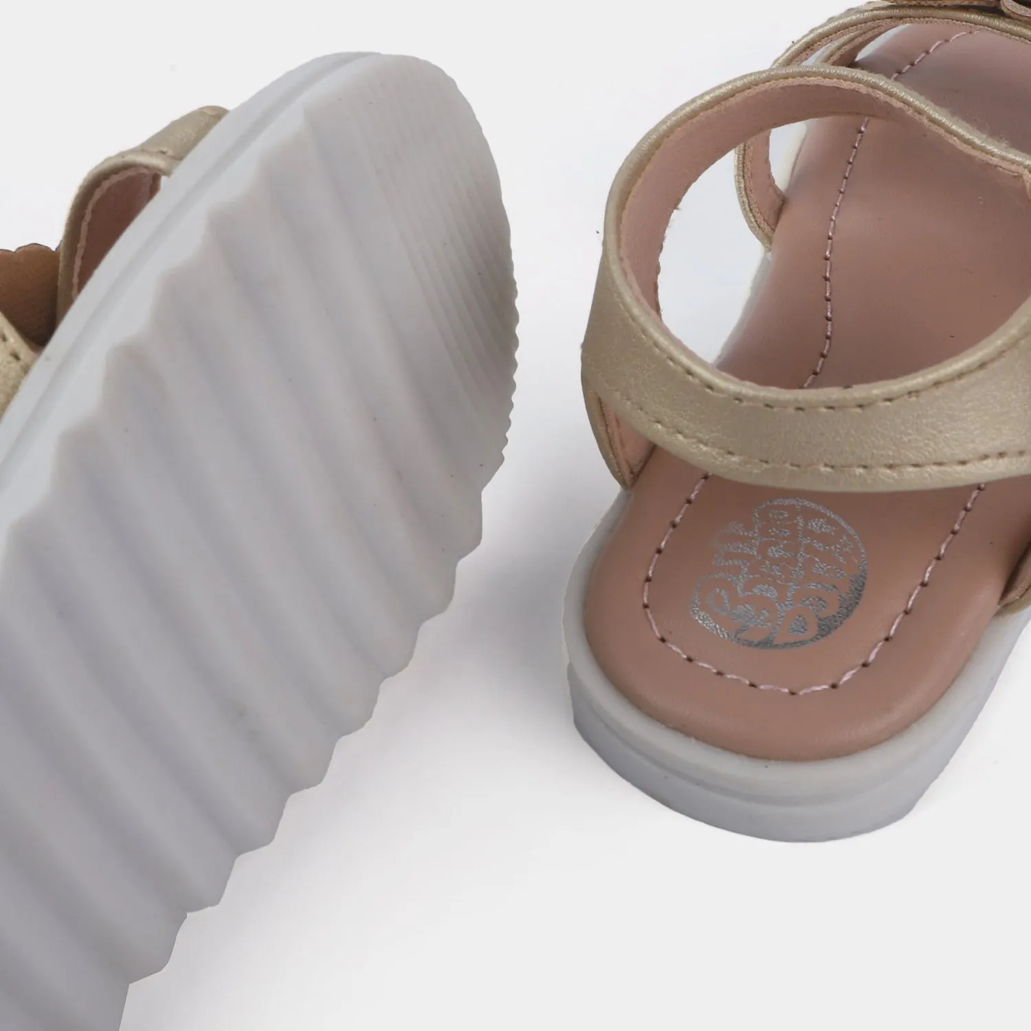 Girls Sandal 1303-Golden