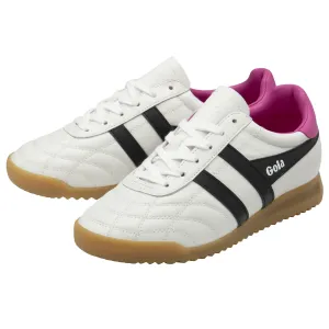 Gola Stadium Sneaker - White/Blk/Fuschia