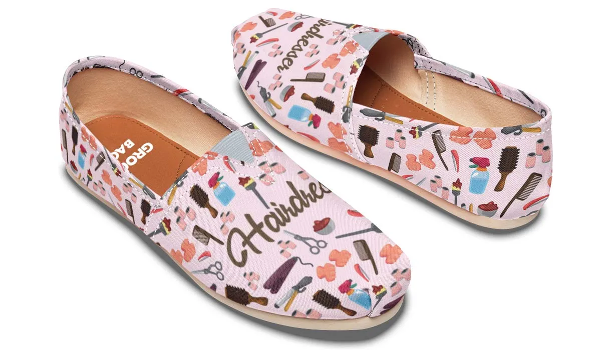Hairdresser Pattern Casual Shoes