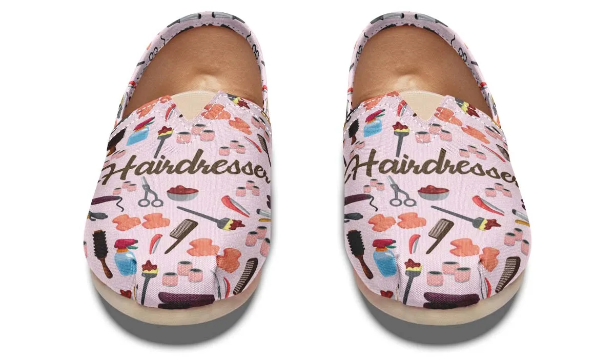 Hairdresser Pattern Casual Shoes