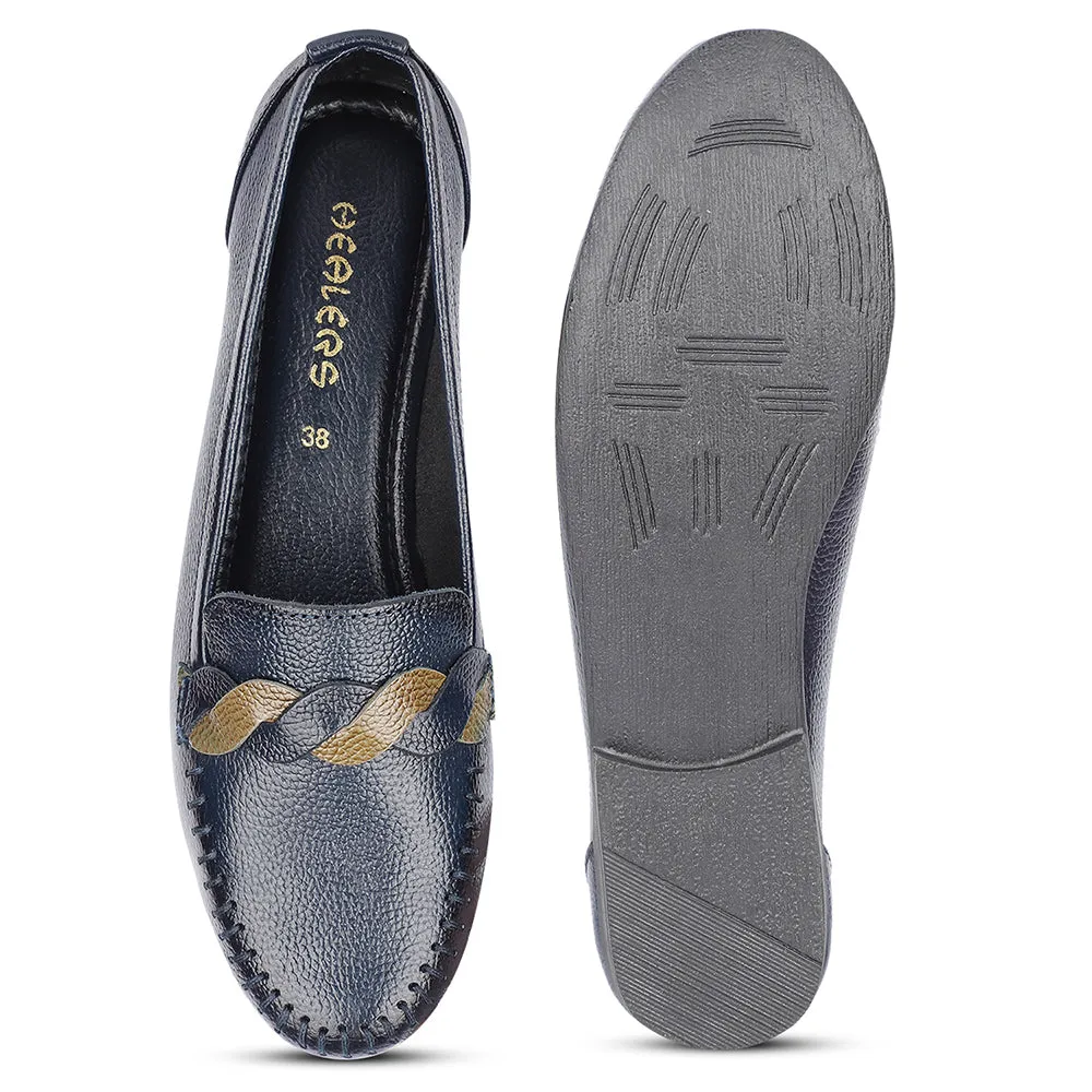Healers Formal Navy Blue Ballerina For Women T840-03 By Liberty