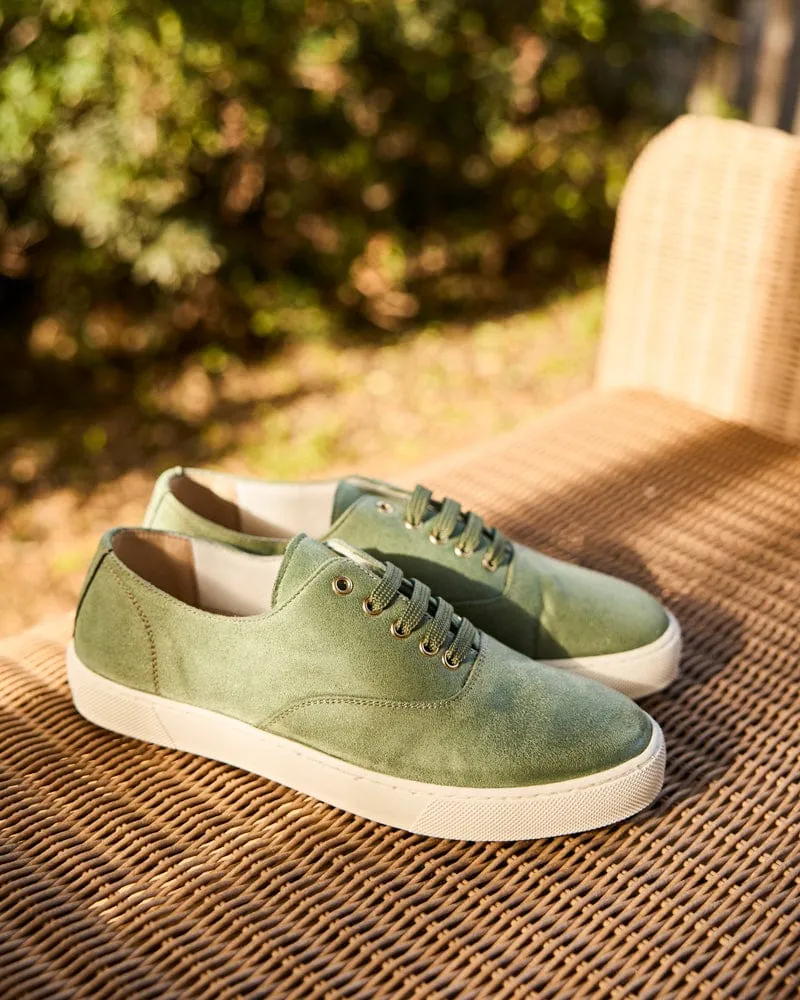 Heart Recycled Vegan Lightweight Sneakers | Sage