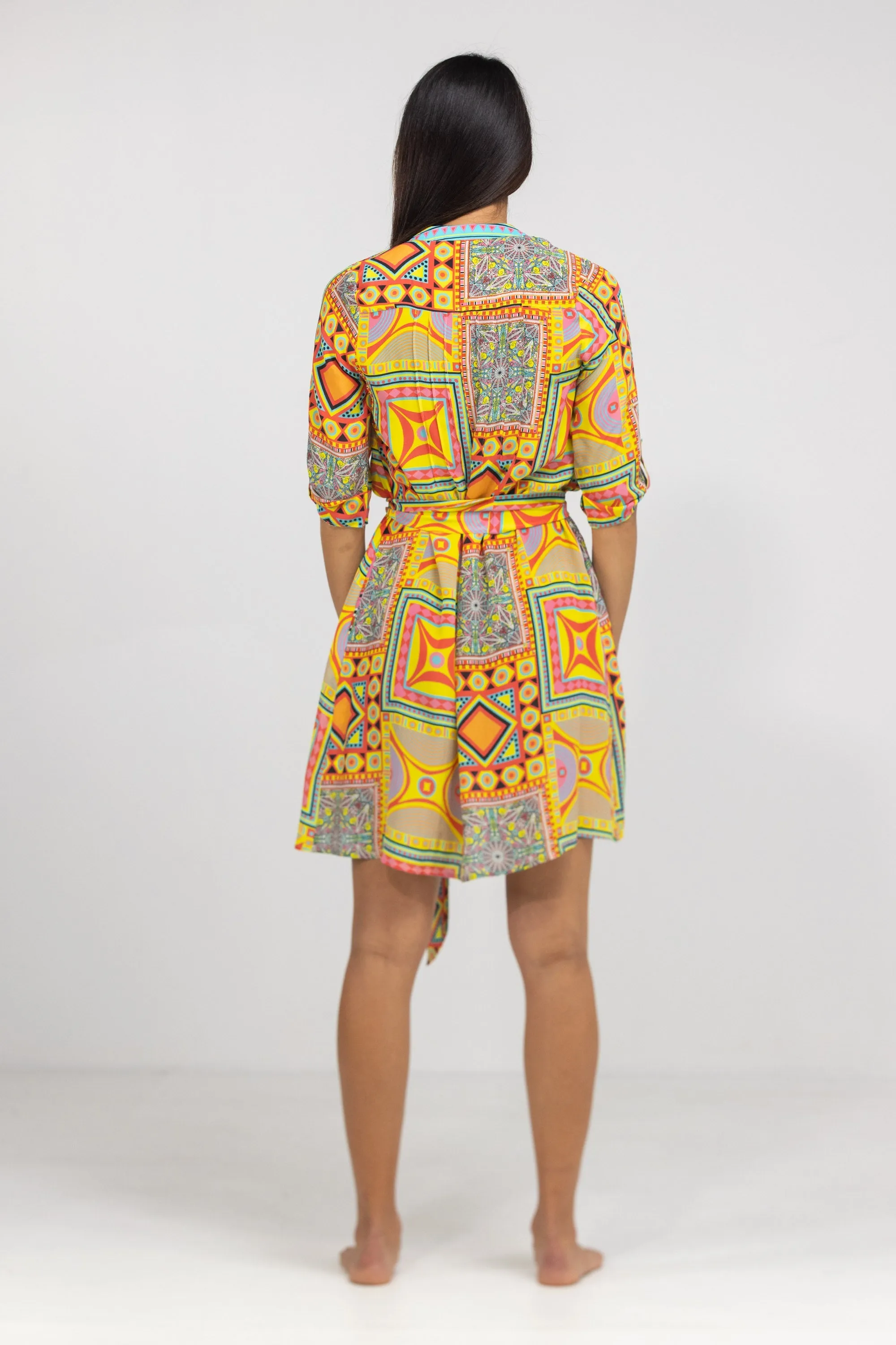 HOBART - PINTUCKS DRESS