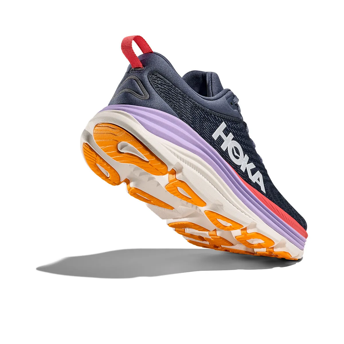 Hoka Gaviota 5 Womens | Anchor / Grapefruit